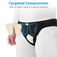 Ceinture de Soutien Réglable et Respirante pour Hernie Abdominale, Inguinale ou Ombilicale chez l'Homme – Protection Efficace