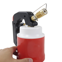 Réchaud de Soudage au Butane 190g, Compact et Portable pour Camping Extérieur, avec Flamme Jet, Allumeur et Brûleur, Complet avec Souffleur Laser