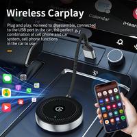 Caja adaptadora CarPlay inalámbrica 2 en 1, actualización en línea, Android, Auto, USB, Plug Play, Dongle, caja Carplay inteligente