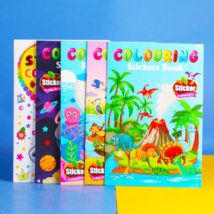 Nuevo Libro para Colorear Infantil A5 con Dibujos Animados, Colores Vivos, Libro de Imágenes 3D para Colorear y Dibujar para Niños - Product Image 1