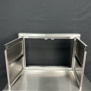 Victory อุปกรณ์ครัวสแตนเลสสำหรับกิจกรรมกลางแจ้งแบบ SS BBQ Island สำหรับร้านอาหารพร้อมประตูตู้บิวอิน - Product Image 5