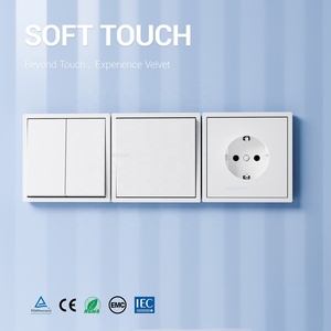 Interruptor de Luz de 2 Vías y 1 Panel, Estándar Europeo, Garantía de 30 Años, <span class=keywords><strong>Contactos</strong></span> Plateados, Piezas de Cobre Puro, Interruptor Eléctrico - Product Image 3