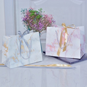 Petit sac cadeau de remerciement, en papier, avec Logo, pour magasin de bijoux, Boutique, imprimé personnalisé, 100 pièces - Product Image 4