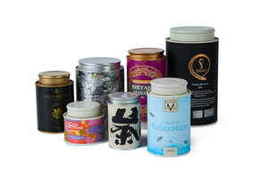 Envase Cilíndrico de Papel de Grado Alimenticio Personalizable de 76 mm, Apto para Matcha, Té de Arroz Integral, TWGTee, Mariage Freres, Dilmah - Product Image 5