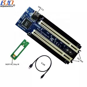 工厂批发2个PCI插槽至M.2 NGFF密钥-M接口控制器卡