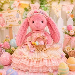 Lapin à longues oreilles de <span class=keywords><strong>dessin</strong></span> <span class=keywords><strong>animé</strong></span> 40 cm 16 pouces Cadeaux de Pâques Jouets en peluche en coton doux Plusieurs couleurs Emballage en vrac Remplissage en PP - Product Image 3