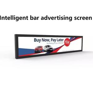 Supermercado Aeropuerto Señalización digital Ultrafino Alto brillo LCD Estante Borde Publicidad Barra elástica Pantalla Centros comerciales - Product Image 4