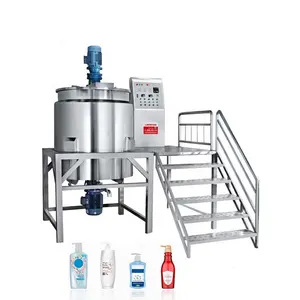 Hot sell Cosmetic shower gel hair mask oil face wash liquid soap Production Line Making Machine