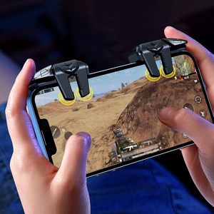 Venta caliente <span class=keywords><strong>PUBG</strong></span> <span class=keywords><strong>Trigger</strong></span> Joystick para juegos móviles Gamepad de seis dedos con botón físico auxiliar Accesorio de juego para teléfono inteligente - Product Image 2