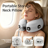 Nuovo Arrivo 2026: Cuscino da Viaggio Portatile per il Collo, Senza Necessità di Borsa, Cuscino a U in Memory Foam, Tessuto in Cotone Ecologico