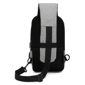 Work Durable travel Anti-theft man shoulder bags usb charging port on the chest bag - Product Image 5