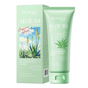 Limpiador Purificante <span class=keywords><strong>BIOAQUA</strong></span> Aloe B5 100g, <span class=keywords><strong>Espuma</strong></span> Rica, Elimina Residuos de Maquillaje, Controla la Grasa, No Reseca, Hidratante - Product Image 6