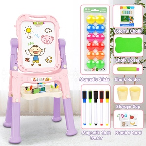 บอร์ดวาดรูปสองด้านสำหรับเด็ก,กระดานวาดรูปพับได้กระดานวาดภาพศิลปะสำหรับเด็ก - Product Image 6