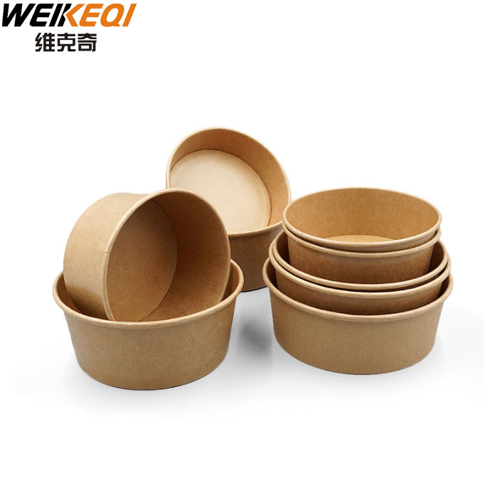 Paper Plates & Bowls Eco-Friendly Disposable Kraft Paper Food Storage Containers for Freshness Paper Plates Bowls