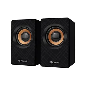 Kisonli KS-01 speaker usb 52mm box plastic speaker with volume control