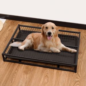Bac de toilette pour chien anti-morsure, grande capacité, en acier inoxydable et plastique PP, pour l'intérieur, vente en gros - Product Image 2