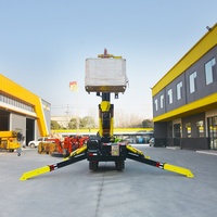 Grue araignée de 8 tonnes à flèche télescopique, mini-grue sur chenilles mobile, vente en gros