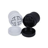 Article populaire transfrontalier : Grinder en métal pressé 68 mm, texture antidérapante en caoutchouc, multicolore, prêt à offrir, outil pour fumeurs, vente en gros