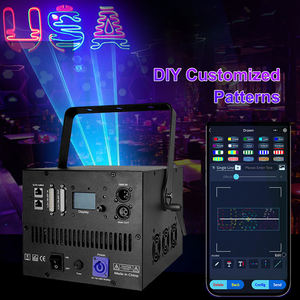 Outdoor DJ Aluminum Laser Light 15W RGB Full Color DMX512 for APP Sound Activated Night Club Rated Disco Party Laser Projector - Product Image 3