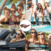 Fournisseur fiable de lunettes de soleil pour femmes de marque Miu Luxury, monture épaisse vintage, style œil de chat, lunettes de soleil rétro œil de chat en acétate