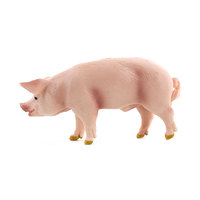 Modèle d'animaux de ferme en PVC massif de haute qualité, ensemble de cochonnettes et de truies en marche, jouet éducatif pour l'assemblage et la maternité, pour la simulation transfrontalière