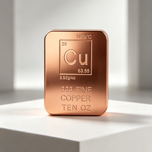 Barra de Cobre Puro de Alta Calidad Premium 99.9% de 10 Oz para Colección y Regalo - Product Image 3