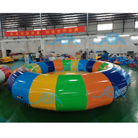 Commercial Fou Gonflable Saturne Rocker Extreme Water Ride Spinning Remorquable Disco Bateau Tube Sports UFO Sea Toy