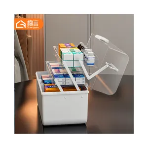 M-Maat Plastic Medicijnopbergdoos Organizer Hot Sale EHBO-Thuisopslag Reisvriendelijke Sieradenopslag 1Mm Dimensionaal