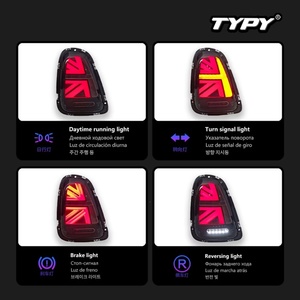 ไฟท้ายรถยนต์ TYPY สำหรับ BMW Mini Cooper R56 ปี 2007-2013 ไฟท้าย LED โปรเจคเตอร์ ไฟท้าย ไฟเดย์ไลท์ อุปกรณ์ตกแต่งรถยนต์ - Product Image 4