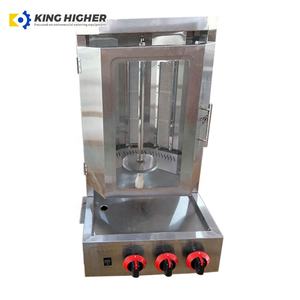 Máquina comercial de shawarma de gas con 3 quemadores, sistema automático de Doner <span class=keywords><strong>Kebab</strong></span> vertical de acero inoxidable para uso en restaurantes - Product Image 4
