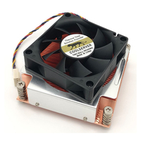 LGA1700/2011/1155/1151/1156 ordinateur de bureau cpu radiateur ventilateur de contrôle de la température multi-plateforme tube de cuivre pur refroidissement par air