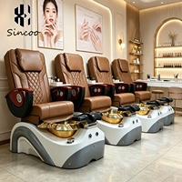 Fauteuil de pédicure électrique avec massage dorsal tactile pour salon de beauté et spa des pieds – Meilleure vente aux États-Unis