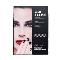 Buku warna pemoles Gel 300 profesional dengan ujung kuku polos akrilik grafik Pemoles kuku buku tampilan untuk praktek