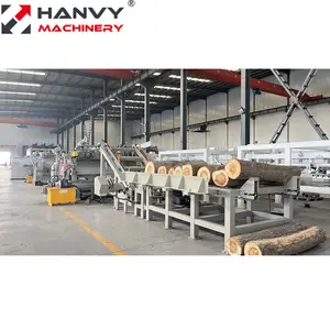 Automatic Plywood Manufacturing Machine Wood Veneer Clipper For Veneer Peeling Line