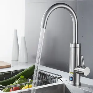 Robinet 304 Stainless Steel Kitchen Faucet Instant Hot Water Tap Heating Mixer Taps Instant Electric Water Heater Faucet