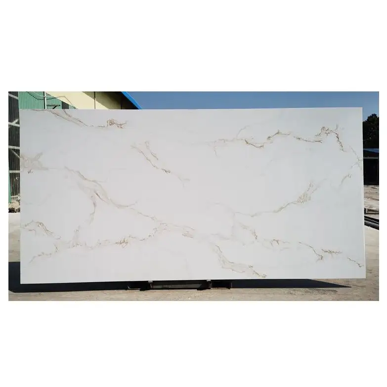 VIETNAM FACTORY ONE SIDE POLISHED QUARTZ BASED ENGINEERED COMPOUND STONE