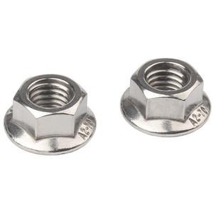 Din6923 M2 M4 M6 M8 M10 M16 <span class=keywords><strong>M20</strong></span> M30 thép carbon hình lục giác mặt bích Nut răng cưa có khía thép không gỉ 304 316 Hex mặt bích NUT - Product Image 2