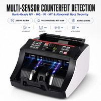 Compteur de billets automatique à chargement par le haut avec écran couleur TFT 2,8 pouces 03E pour la vente au détail