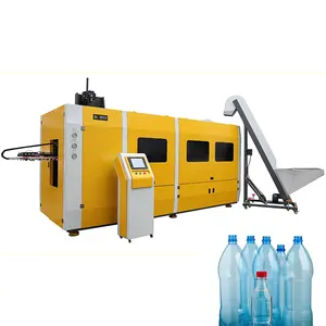 High Speed PET Blow Molding Machine 6 Cavity Plastic Water Bottle Fully Automatic Bottle Blowing Machine