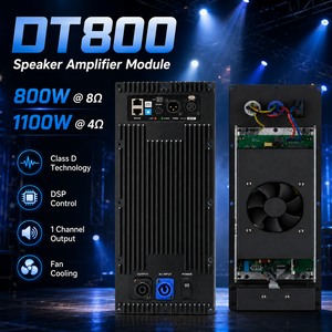 Modulo Amplificatore di Potenza SONO DT800 800W Classe D con DSP per Diffusori Line Array Doppi da 15 Pollici per Touring e Live Sound - Product Image 1