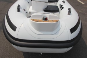 Yate deportivo inflable de PVC de 10 pies, bote de pesca de fibra de vidrio Hypalon de PVC de 1,2mm, bote de remos de rescate al aire libre - Product Image 4