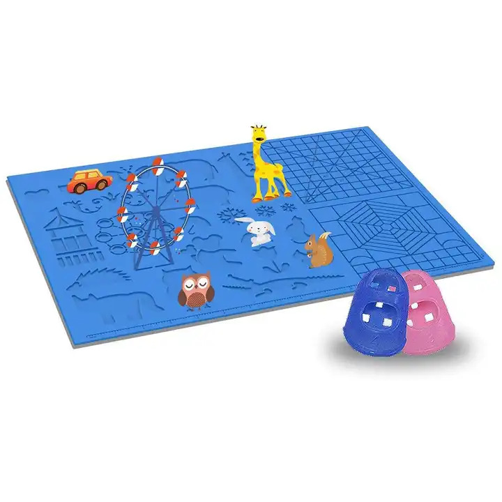 3D Pen Mat Design Mat Printing Pad Silicone with Finger Caps ( No Pens  included)