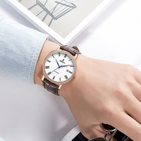 Montres automatiques personnalisées, design MIYOTA 9015, mouvement à remontage automatique, chiffres romains, montre mécanique pour hommes