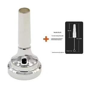 เบสบนปากชุบเงินมีสามปุ่มแบนแนวตั้งอุปกรณ์เครื่องดนตรี - Product Image 5