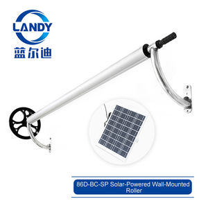 Enrouleur de bâche de <span class=keywords><strong>piscine</strong></span> électrique 12V solaire LANDY, anti-rouille, mural, en acier inoxydable, avec fonction de nettoyage de <span class=keywords><strong>piscine</strong></span> - Product Image 4