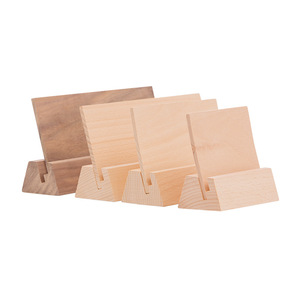 Base de Calendario de Madera de Haya, Soporte de Escritorio de Madera Maciza de 10 cm, 15 cm, 18 cm, 21 cm, Soporte para Calendario de Mesa, Exhibidor Creativo de Tarjetas de Visita - Product Image 4