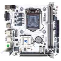 Motherboard ITX B85 Putih Baru 2025 untuk Desktop, CPU Intel Generasi ke-4 I7/I5/I3 LGA 1150, SATA, M.2 NVME, WiFi, DDR3