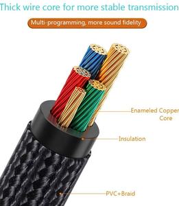 USB giao diện âm thanh bên ngoài Card âm thanh USB Adapter 3.5mm cho máy tính xách tay loa PS4 Tai nghe USB mic Card âm thanh .. - Product Image 4