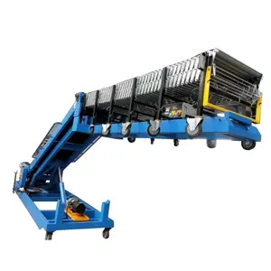 Conveyor With Ramp Telescopic Belt Conveyor For Truck Loading And Unloading