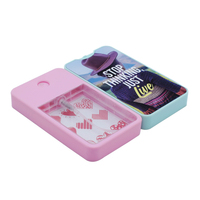 Ébauches de flacons de pulvérisation personnalisés Qualisub Ébauches de boîte de bouteille de parfum à sublimation rechargées avec impression double face en feuille d'aluminium